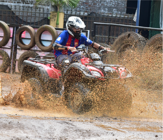 Enjoy ATV at Della Adventure Park
